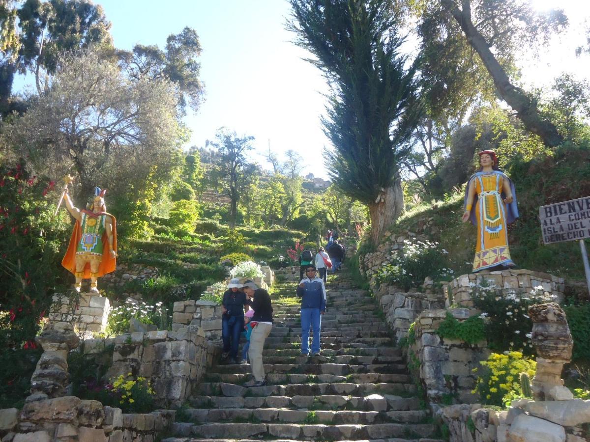 Hostal Del Sol Isla Del Sol 外观 照片